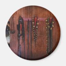 Horse Trainer - Jingle Bells Fridge Magnets
