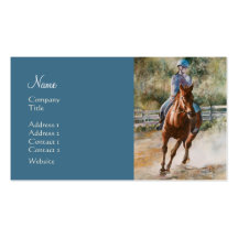 Horse Training Stables Horseback Riding Academy Business Cards