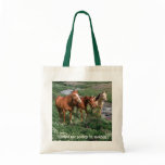 Horse Trio Tote Bag
