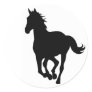 Horse Trotter Stickers
