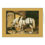 Horse Vintage Greeting Card