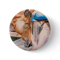 HorseBack Riding Girl and her Horse Animal Lover
