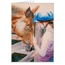 HorseBack Riding Girl and her Horse Animal Lover