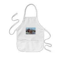 Horses and Show Jumping Children's Apron