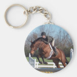 Horses and Show Jumping Keychain