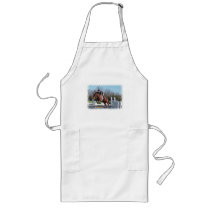 Horses and Show Jumping Long Apron