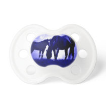 Horses & Blue Night pacifiers