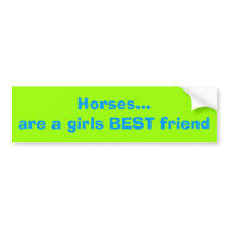 Horses Bumper Sticker