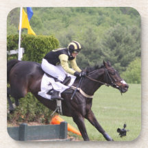 Horses Eventing  Cork Coasters