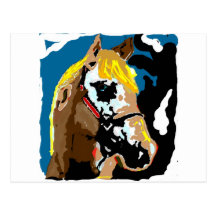 Horses fill our lives with colour post cards
