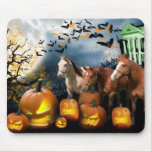 Horses Halloween Mousepad