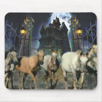 Horses Halloween Mousepad