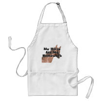 Horses Head - My Horse Ate My Homework Aprons