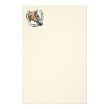 Horse's head stationery