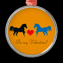Horses in Love Ornament