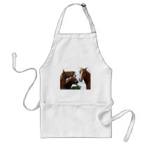 Horses laughing aprons