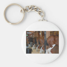 Horses rear ends keychain