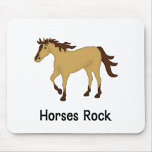 Horses Rock (buckskin) Mousemats