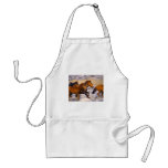Horses running aprons