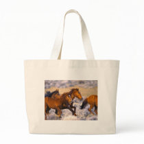 Horses running bags