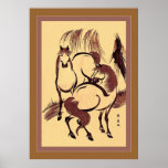 Horses ~ Vintage Japanese posters