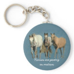 Horses Wild and Wonderful Keychain