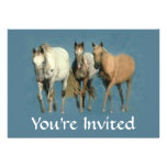 Horses Wild and Wonderful Party Invitation