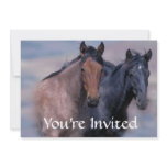 Horses Wild Invitation