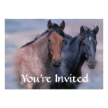 Horses Wild Invitation