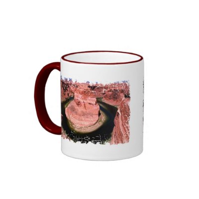 Horseshoe Bend, Colorado River, Arizona Mug by steveberlin