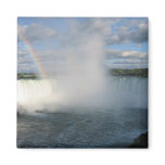 Horseshoe Falls And Rainbow From The Canadian Side Fridge Magnet