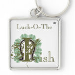 Horseshoe & Shamrocks Luck-O-The Irish keychains