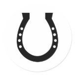 Horseshoe stickers