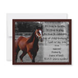 horsey party invite