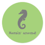 Horsin' around! stickers
