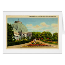 Horticultural Building, Belle Isle Park, Michigan Greeting Cards