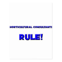 Horticultural Consultants Rule! Postcard