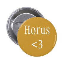 Horus <3 badge pinback buttons
