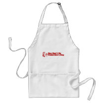 Hos Don't Do Valentine's Day Apron