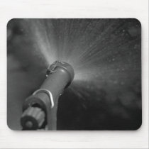 Hose Spraying Mouse Pad
