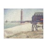 Hospice and Lighthouse at Honfleur by Seurat postcards