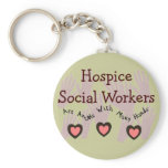 Hospice Social Workers "Angels With Many Hands" keychains