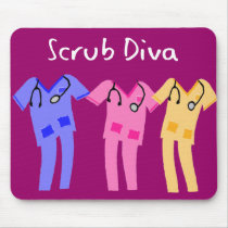 Hospital Scrubs Wearer Gifts Mousepad