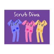 Hospital Scrubs Wearer Gifts Post Card