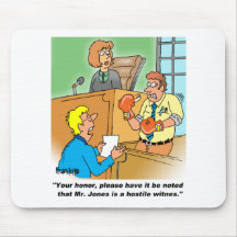 HOSTILE WITNESS MOUSEPAD