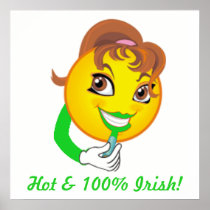 Hot & 100% Irish print