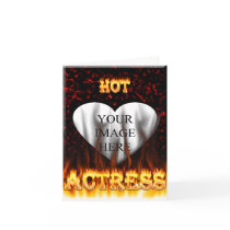 Hot actress fire and flames