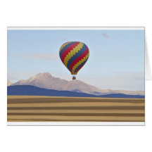Hot Air Balloon and Colorado Longs Peak Cards