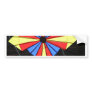 Hot air Balloon, Compass! Bumper Sticker