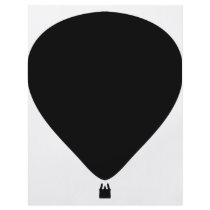 hot-air balloon icon personalized flyer